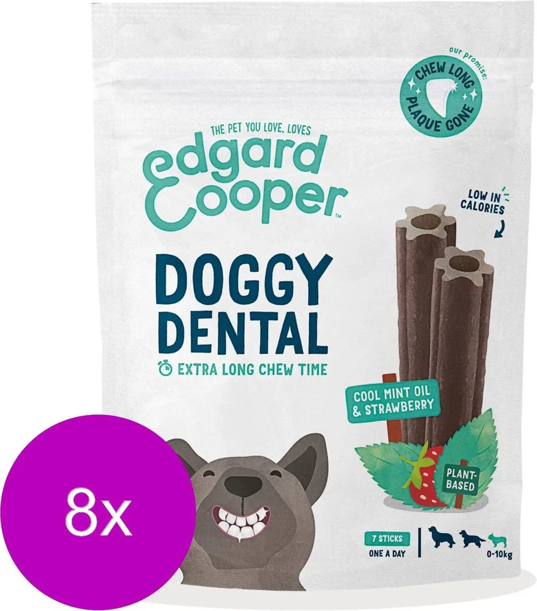 Edgard & Cooper Doggy Dental Snacks - 8 Stuks