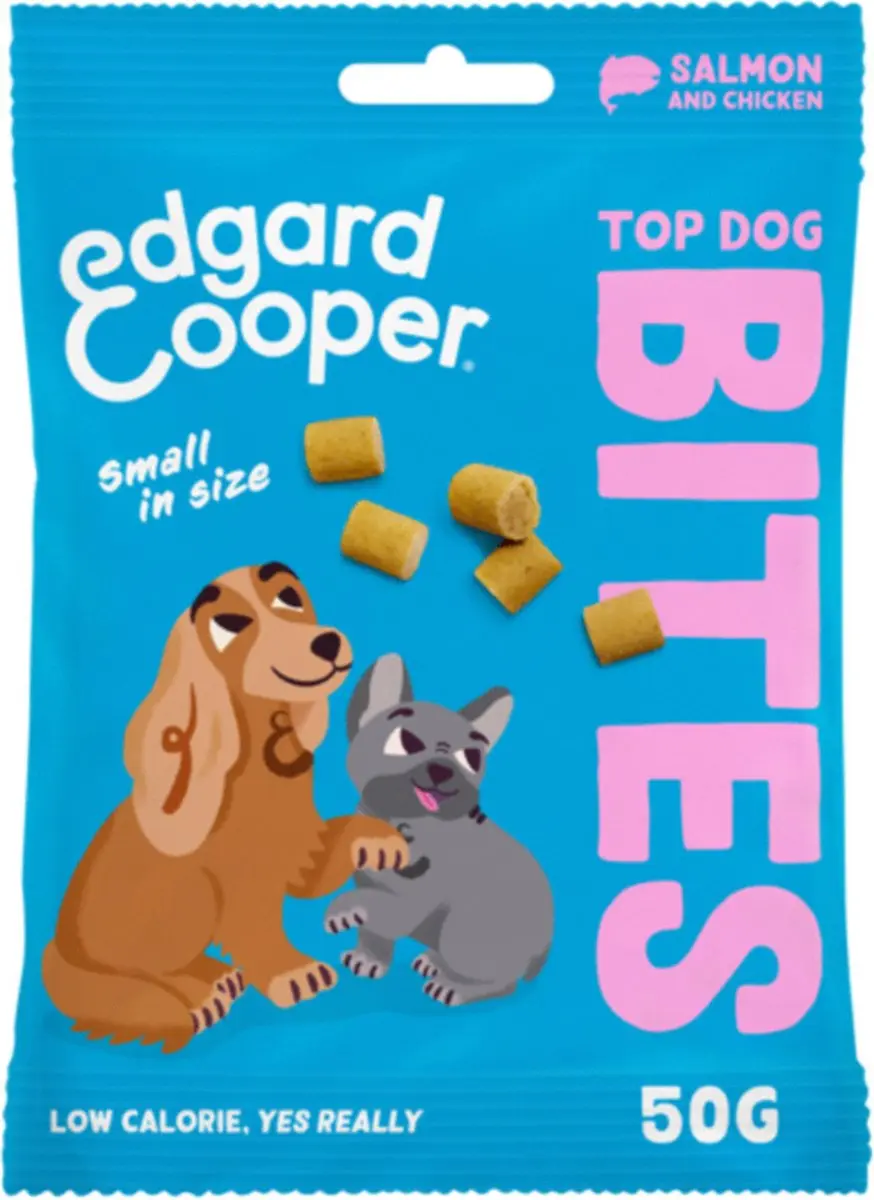 Edgard & Cooper Bites Small Hondensnacks Zalm 50g