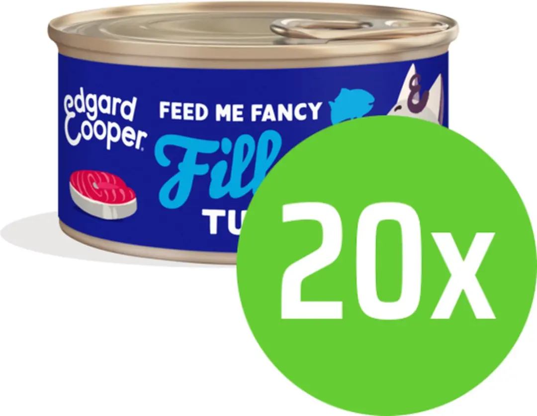 Edgard & Cooper Kattenvoer Fillets Tonijn 70g