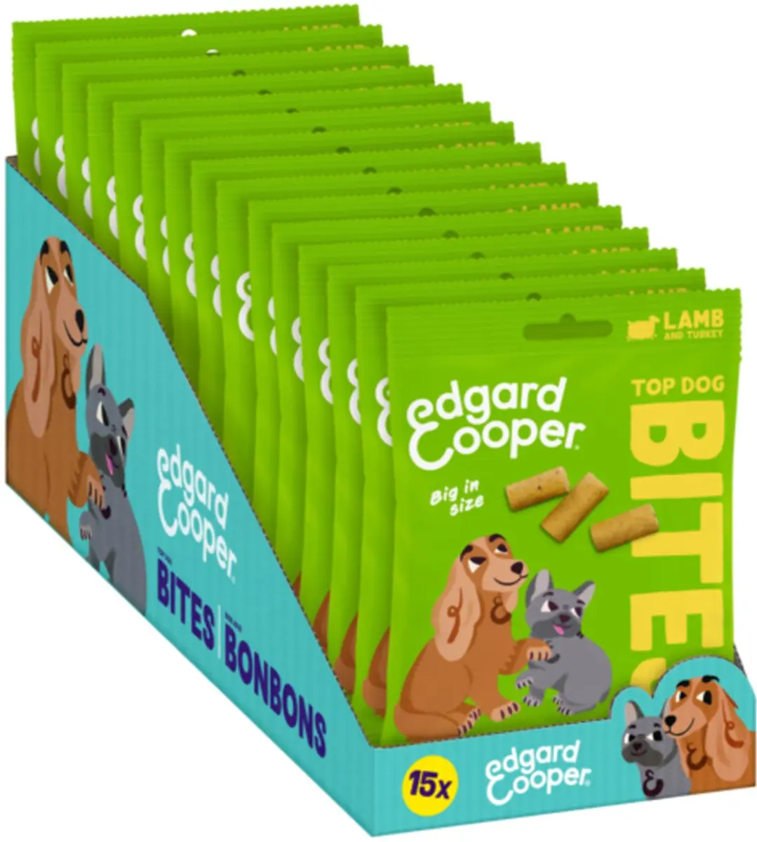 Edgard & Cooper Adult Bite Lam & Kalkoen 50g