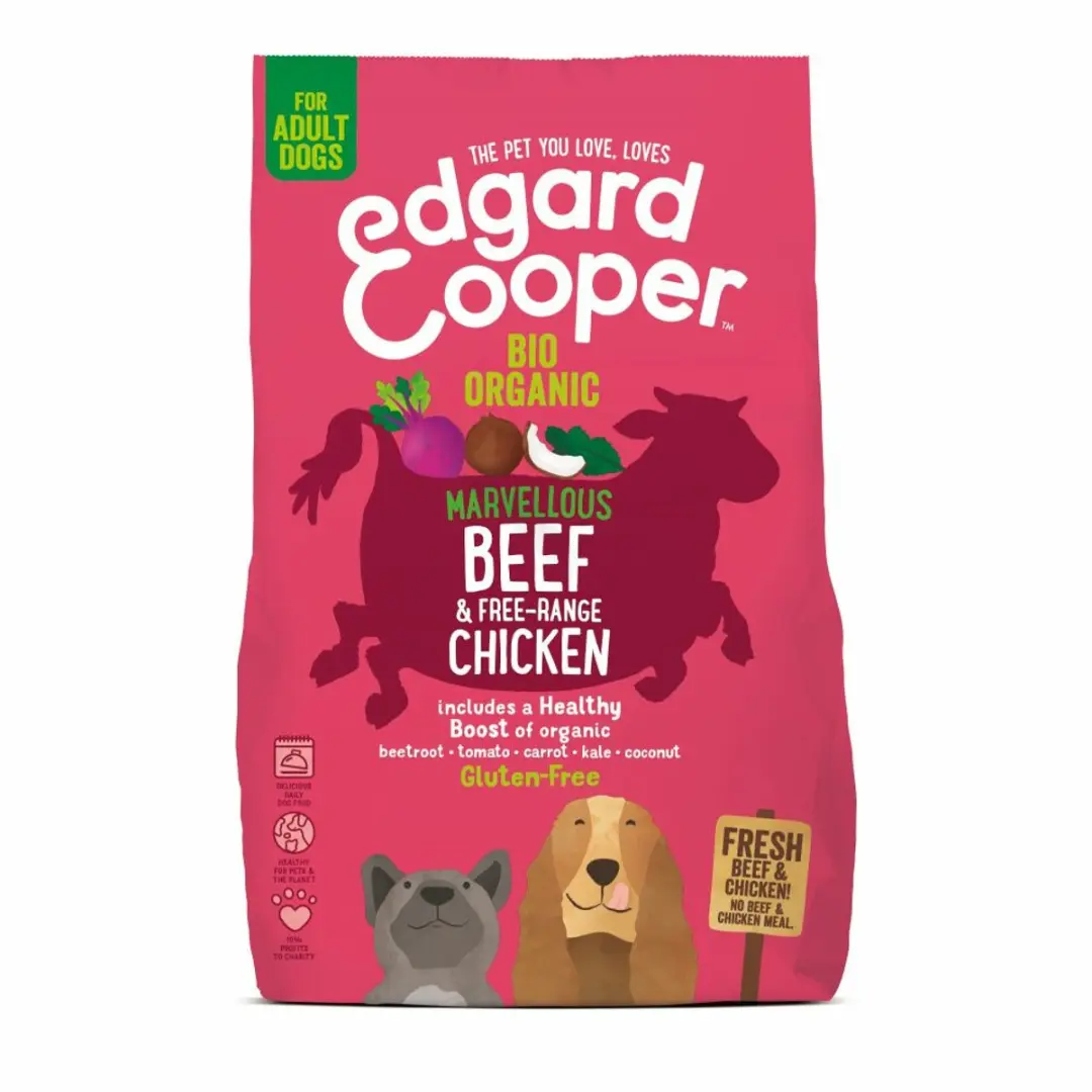 Edgard & Cooper Bio Rund & Kip & Rode Biet Hondenvoer 700g