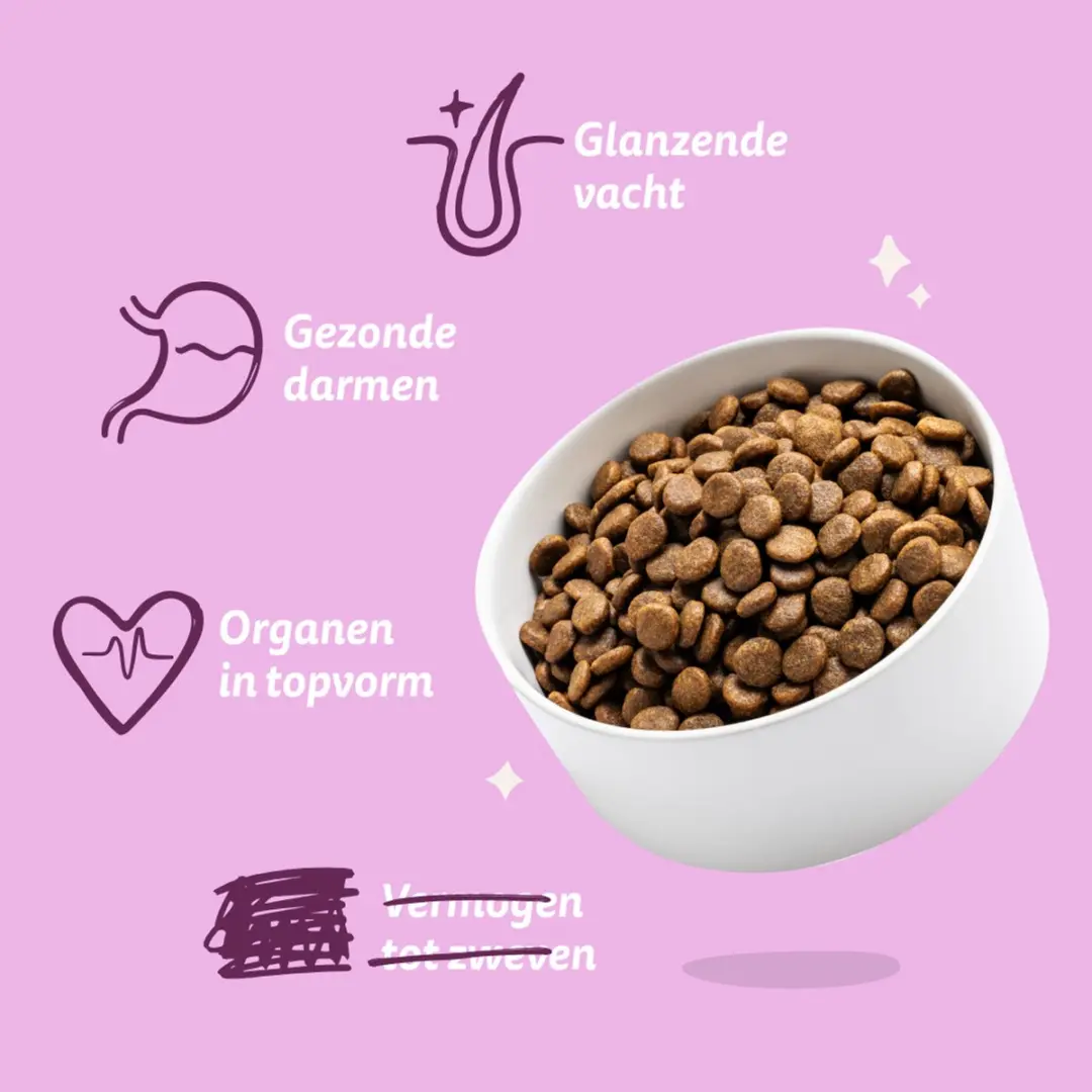 Edgard & Cooper Adult Hondenbrokken Medium Hert & Eend 7kg - Graanvrij