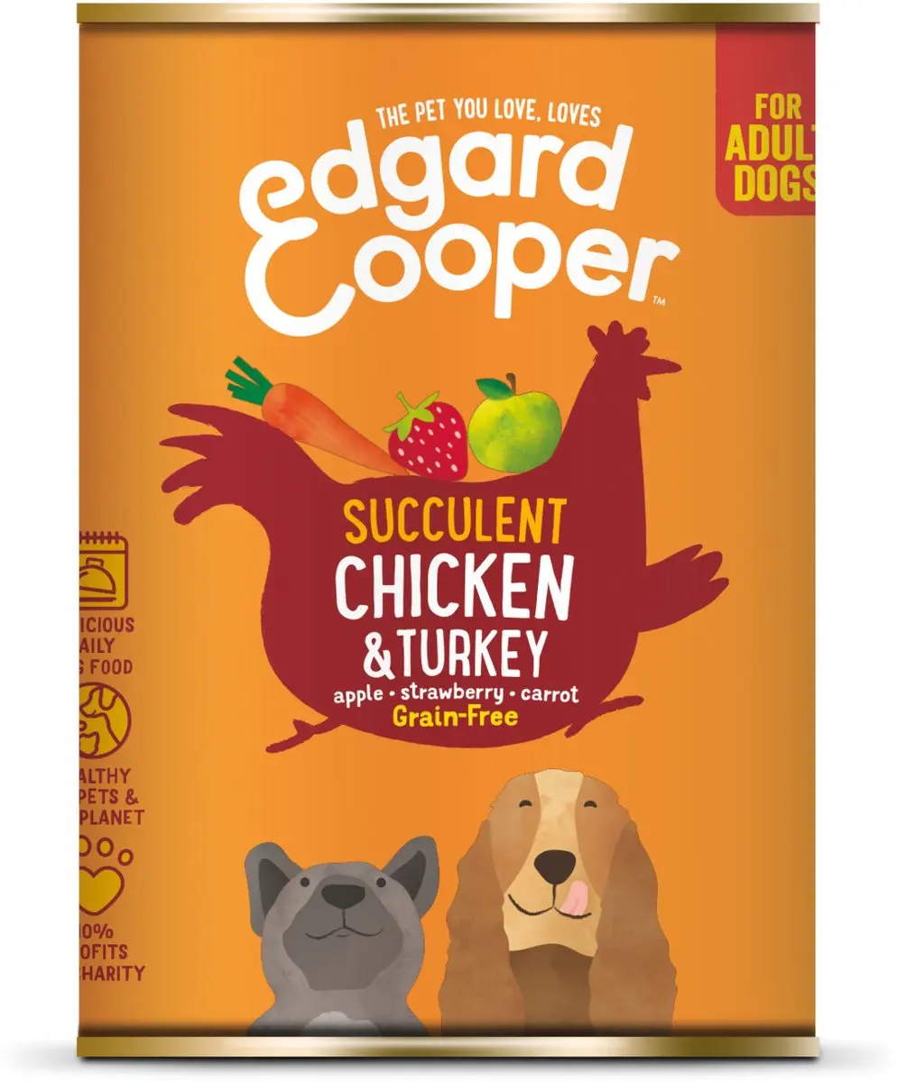 Edgard & Cooper Kip & Kalkoen Hondenvoer 400g