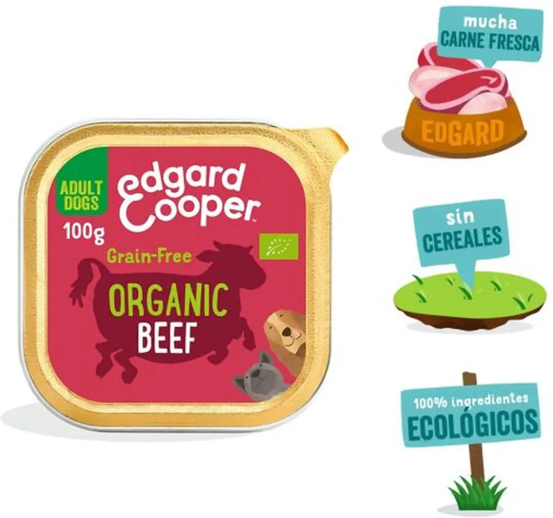Edgard & Cooper Biologische Rund Kuipje 100g - afbeelding 6 van 6