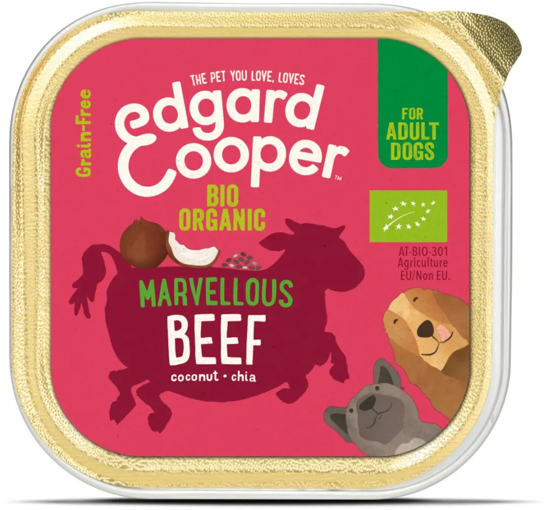 Edgard & Cooper Biologische Rund Kuipje 100g