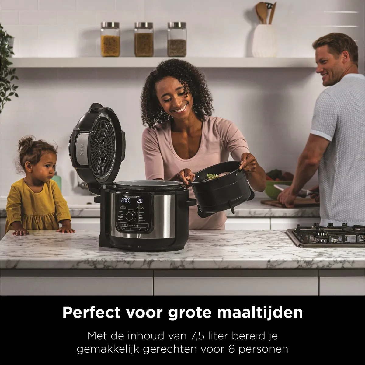 Ninja Foodi OP500EU XXL 9-in-1 Multicooker 7,5L - Zwart