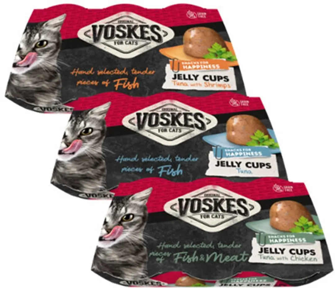 Voskes Tender Pieces Tonijn-Garnalen 6x25g