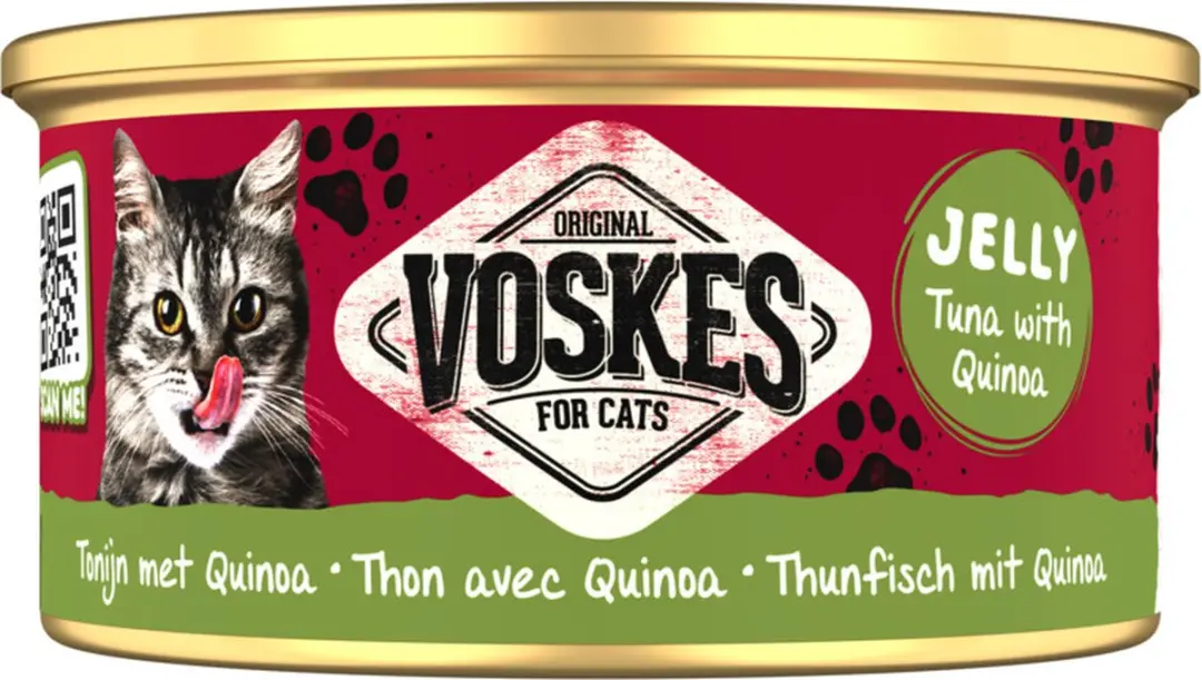 Voskes Nat Tonijn met Quinoa Kattenvoer - 24x85g
