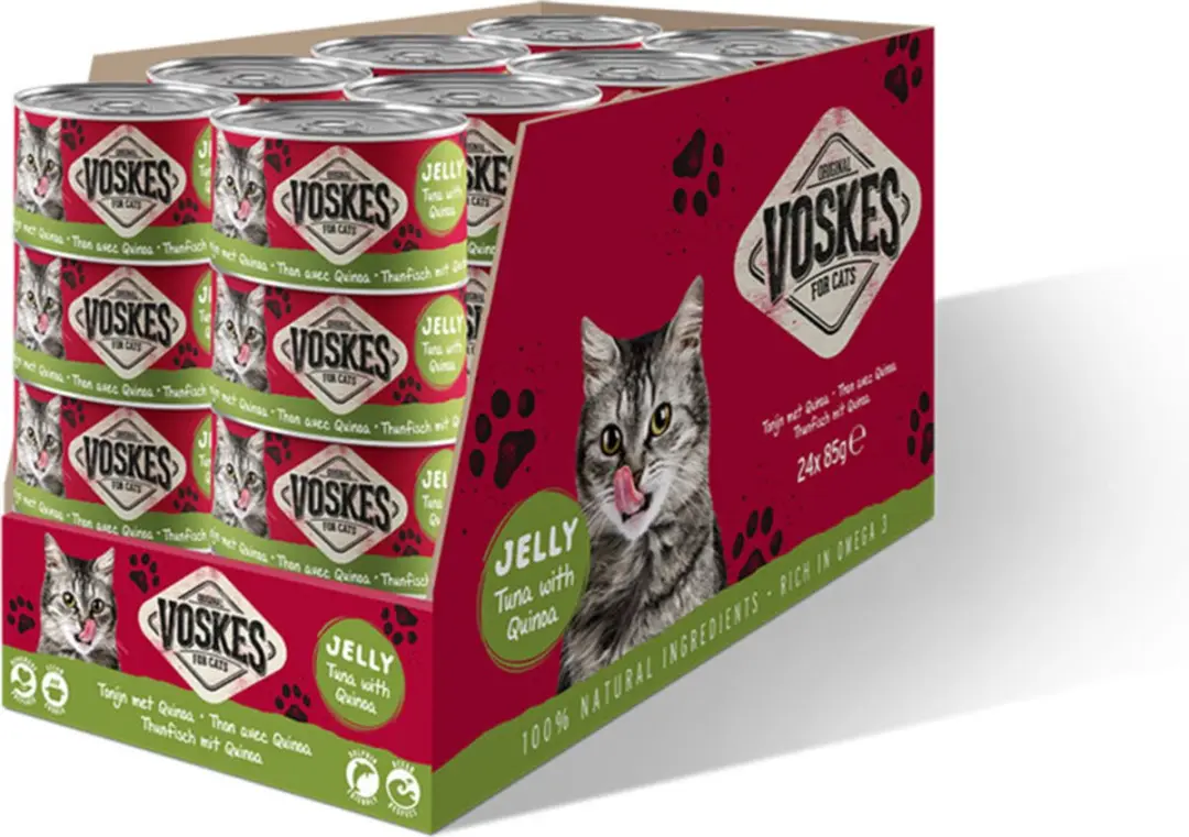 Voskes Nat Tonijn met Quinoa Kattenvoer
