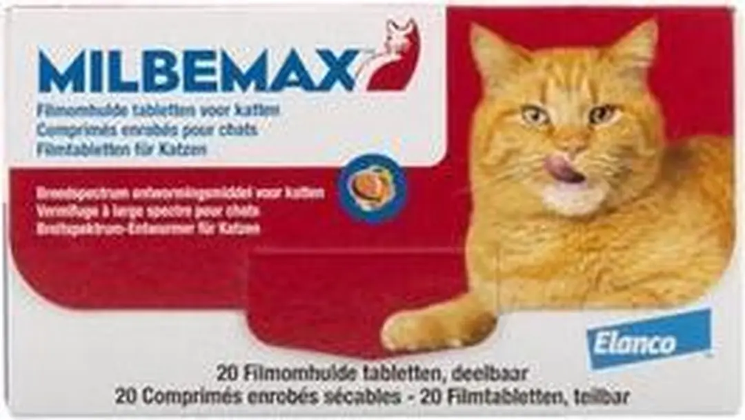 Milbemax Grote Kat Tabletten - 20 Stuks