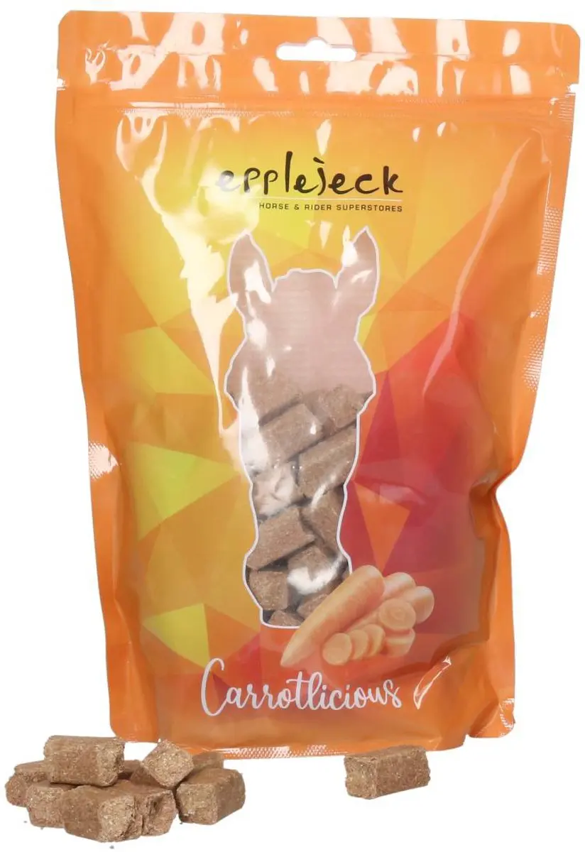 Epplejeck Carrotlicious Paardensnoepjes - 2 Stuks