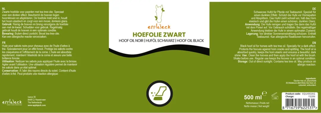 Epplejeck Hoefolie met Tea Tree Olie
