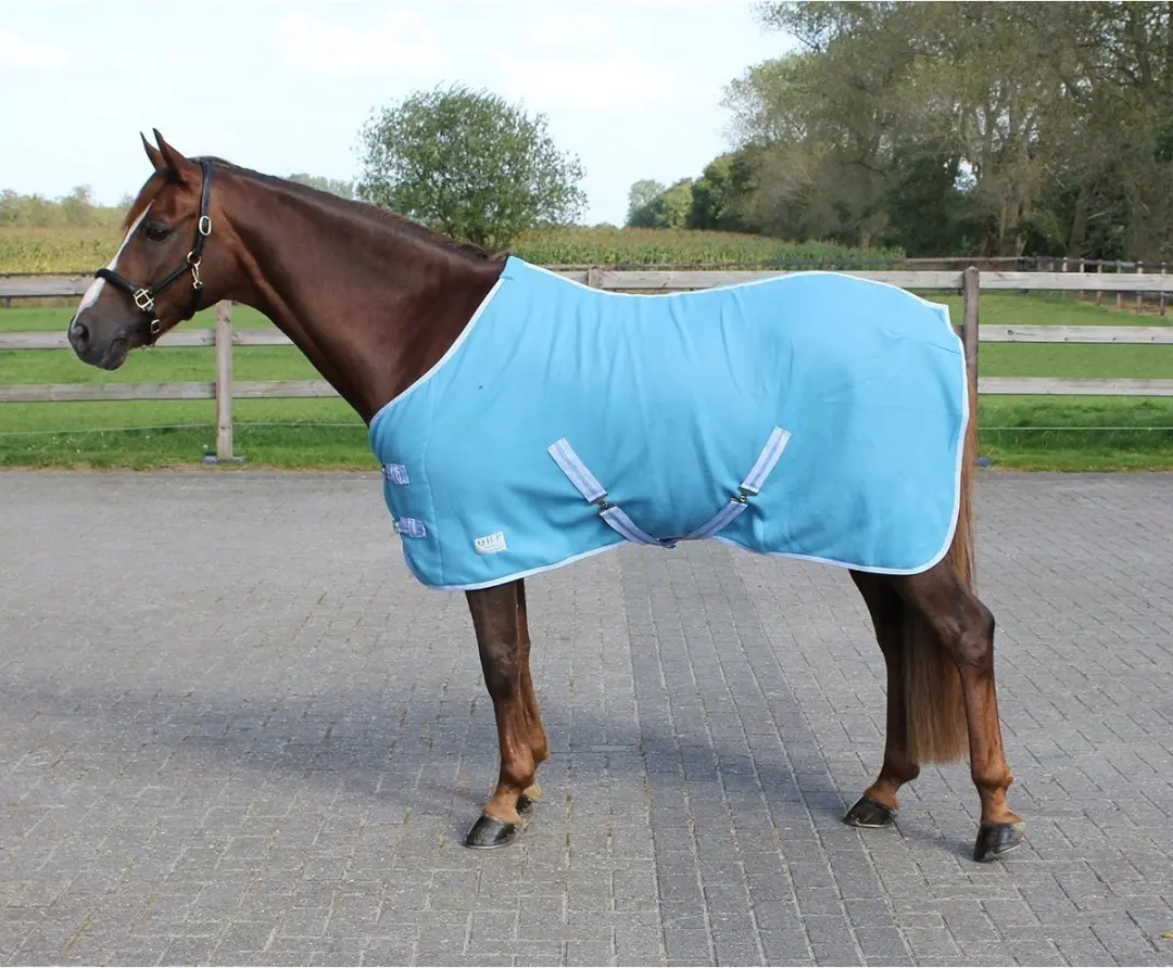 QHP Zweetdeken 85cm Middenblauw