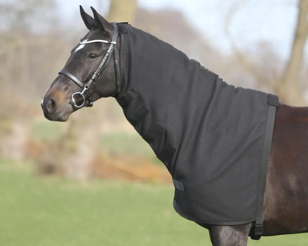 QHP Losse Fleece Hals - Paardendeken M - 500g - afbeelding 3 van 6