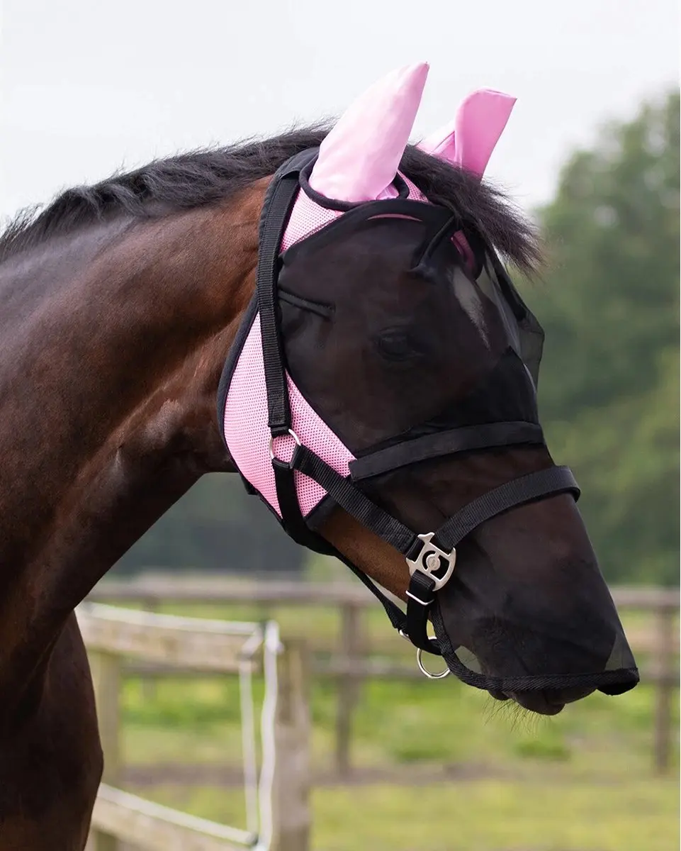 QHP Vliegenmasker Shetlander - Roze