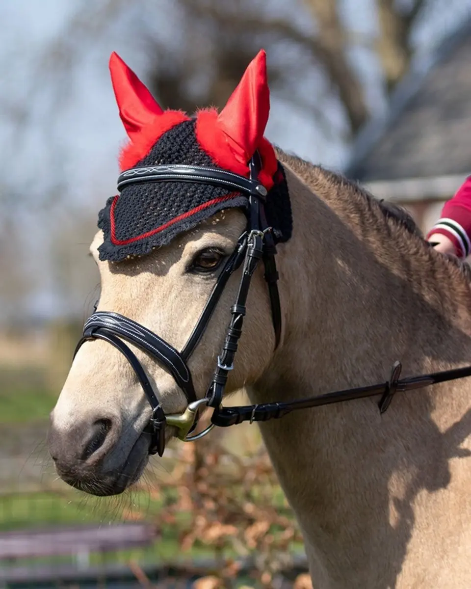 QHP Oornetje Halloween Devil - Pony - Rood
