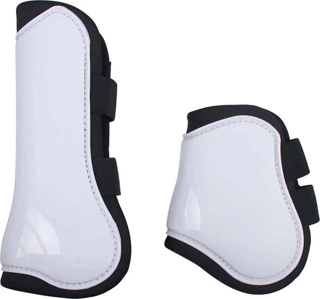 QHP Peesbeschermerset Pony - Wit - 4 Stuks
