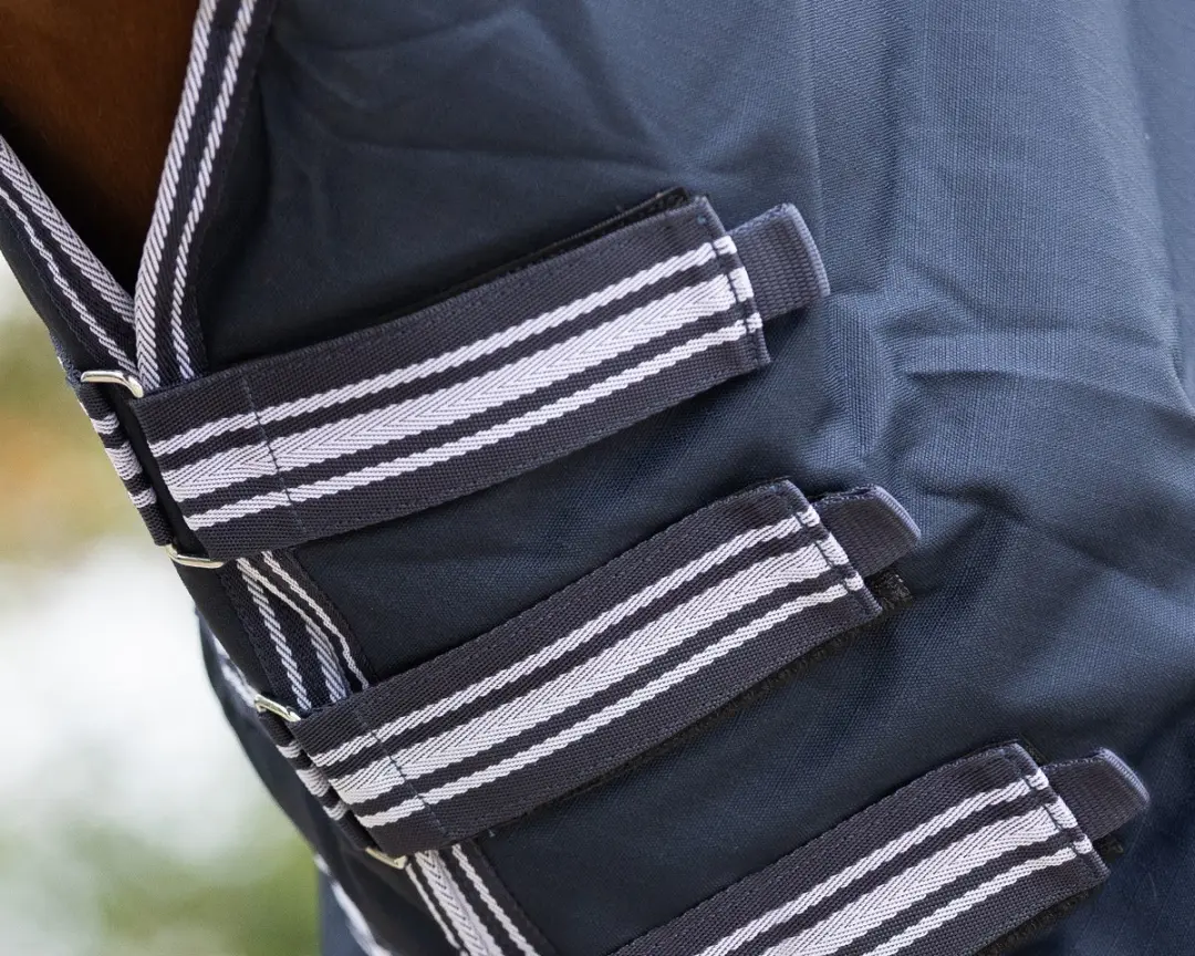 QHP Losse Hals Turnout Luxe 200g - Donkerblauw L