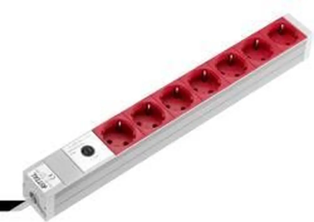 Rittal DK 7240.260 Stekkerdoos Zevenvoudig - Aluminium
