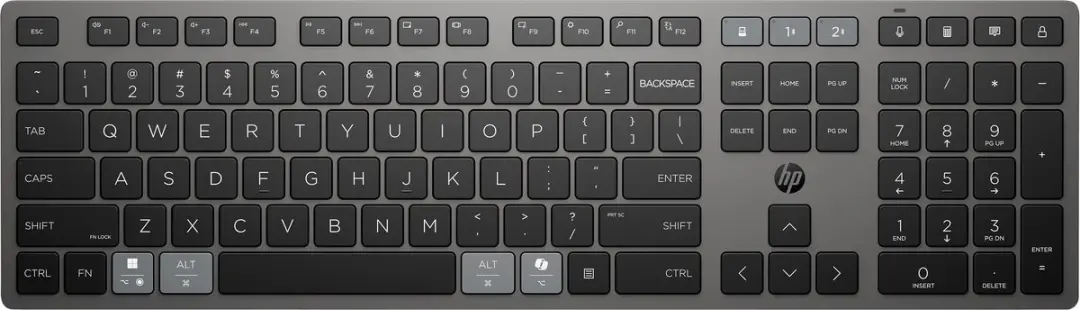 HP 725 Multi-Device Rchrgbl WL KBD Belg toetsenbord Thuis/Werk RF-draadloos + Bl