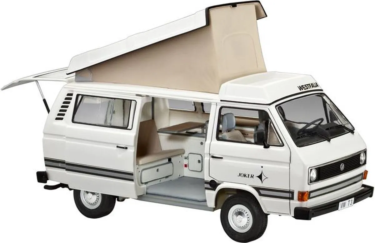 Revell 07344 Volkswagen T3 Camper Modelbouwpakket 1:25