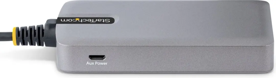 Startech 3-poorts USB-C Hub met Ethernet 5Gbps - Zwart-Grijs - afbeelding 5 van 6