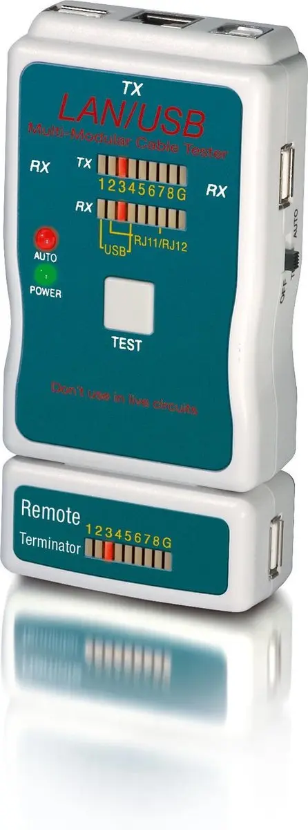 Equip Kabeltester Lan&Usb F. UTP/STP