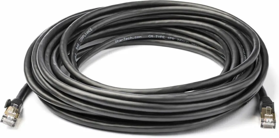 Startech 10m CAT6A Netwerkkabel RJ45 - 10Gbps - Zwart - afbeelding 4 van 6