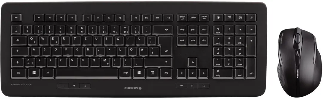 CHERRY DW 5100 toetsenbord Inclusief muis Universeel RF Draadloos AZERTY Belgisc