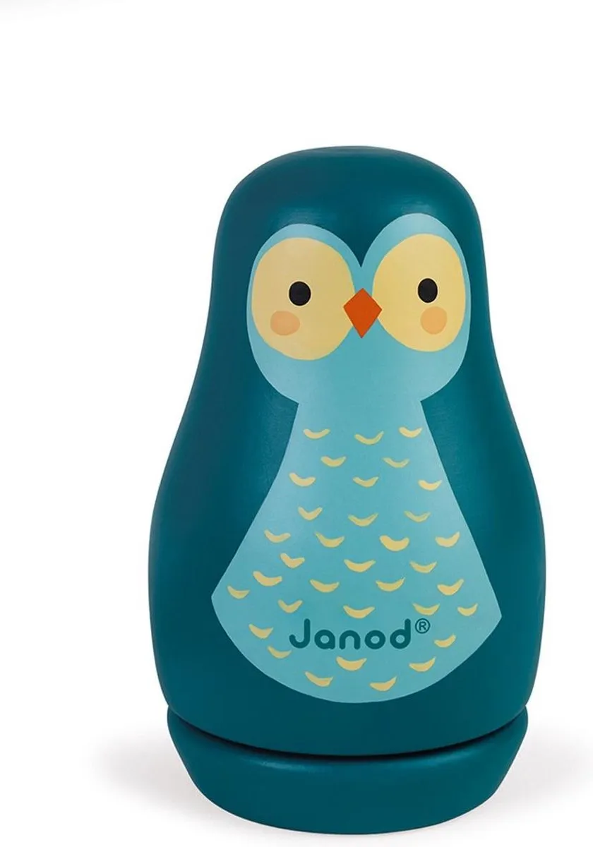 Janod Houten Muziekdoos Uil - The Sorcerer's Apprentice
