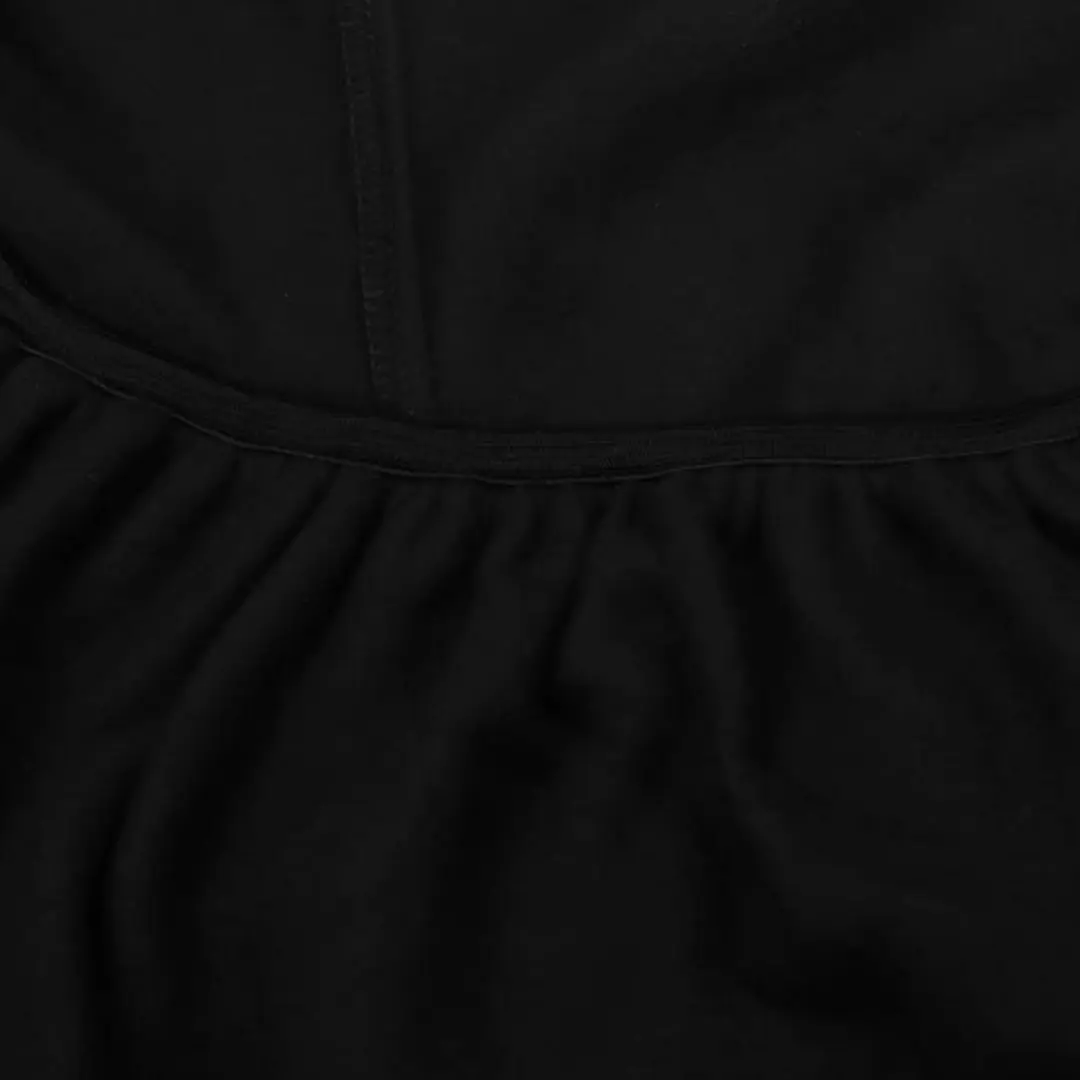 Epplejeck Classic Fleece Zadelhoes - Zwart
