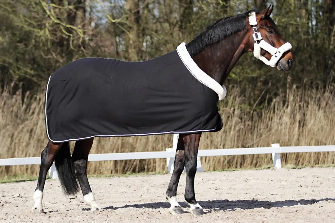Horsegear Allure Zweetdeken 130cm - 4-seizoenen - Zwart