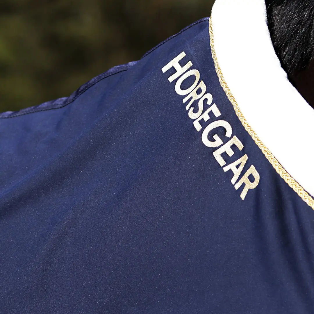 Horsegear Lyx Zweetdeken 130/175cm - Donkerblauw