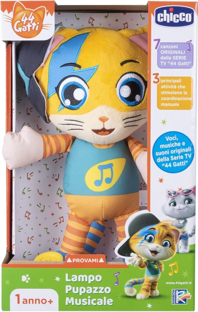 Chicco 44 Cats Knuffel - Oranje