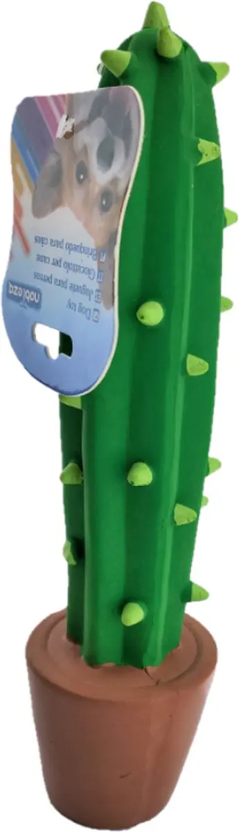 Nobleza Honden Piepspeelgoed Vinyl Cactus Groen