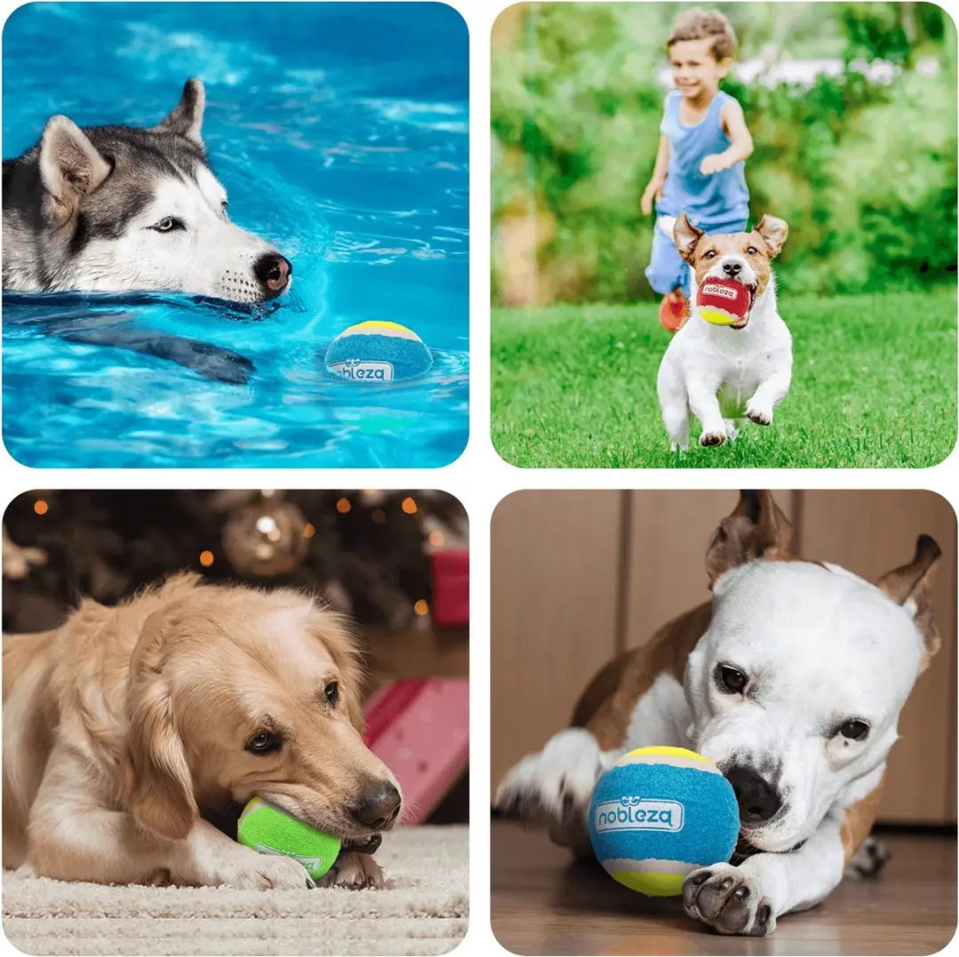 Nobleza Tennisballen Honden - 6,4 cm - 3 Stuks
