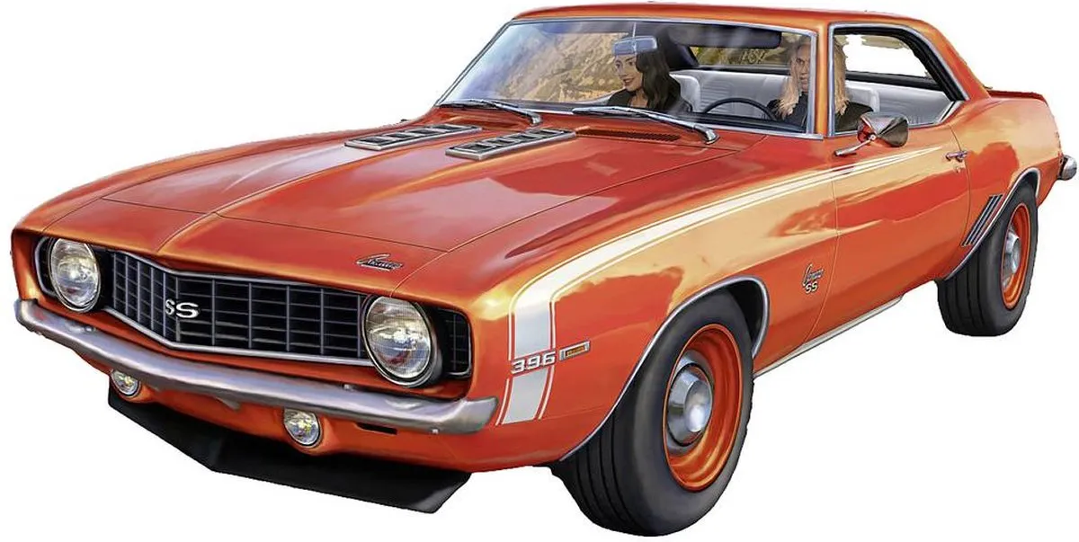 Revell 07712 1969 Camaro SS 396 Modelbouwpakket 1:25 - Multi