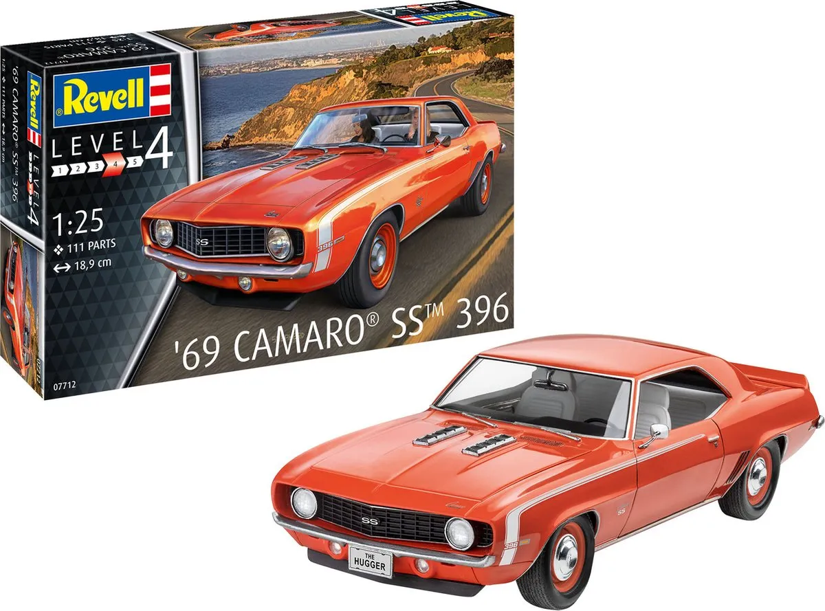 Revell 07712 1969 Camaro SS 396 Modelbouwpakket 1:25