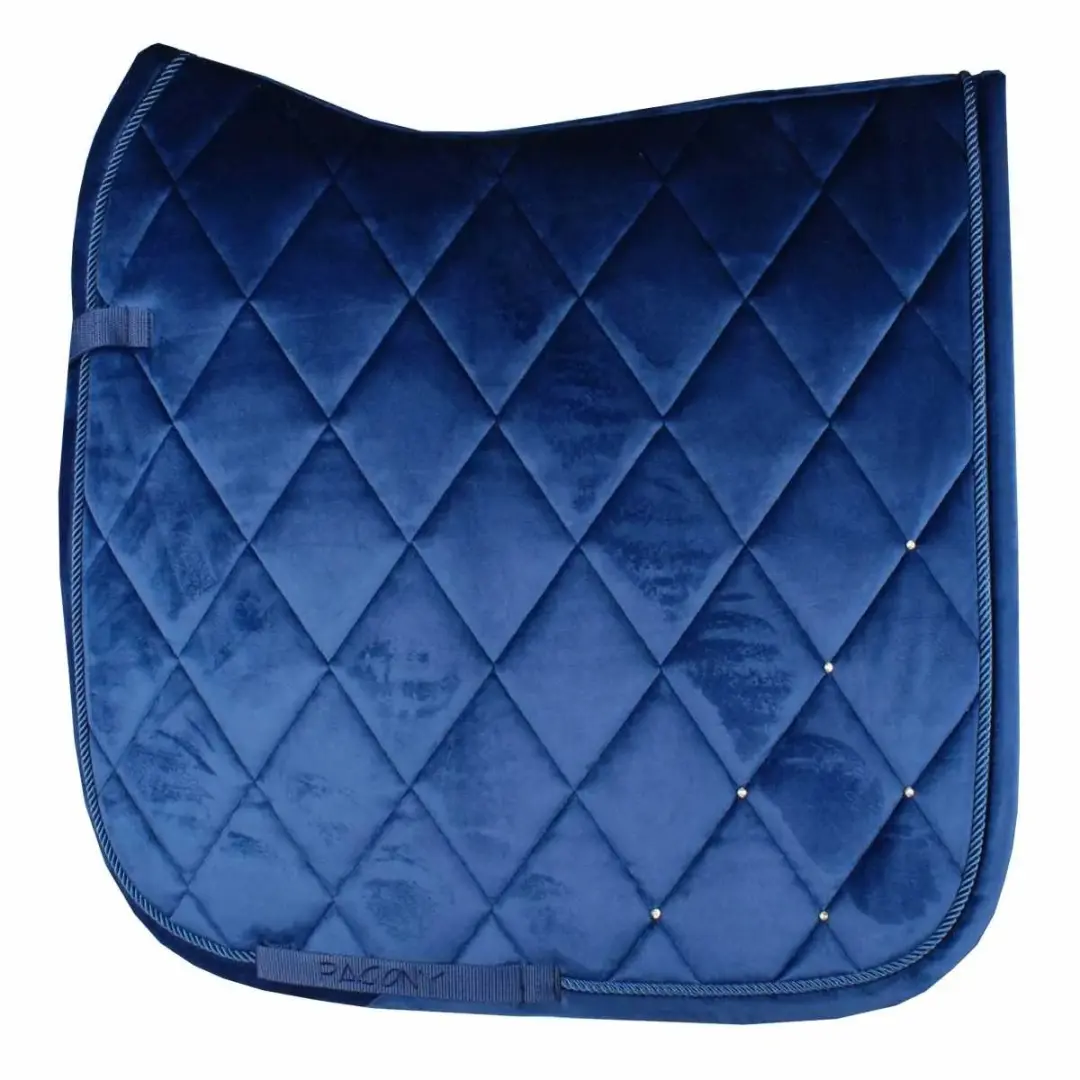 Pagony Velours Zadeldek Full - Donkerblauw