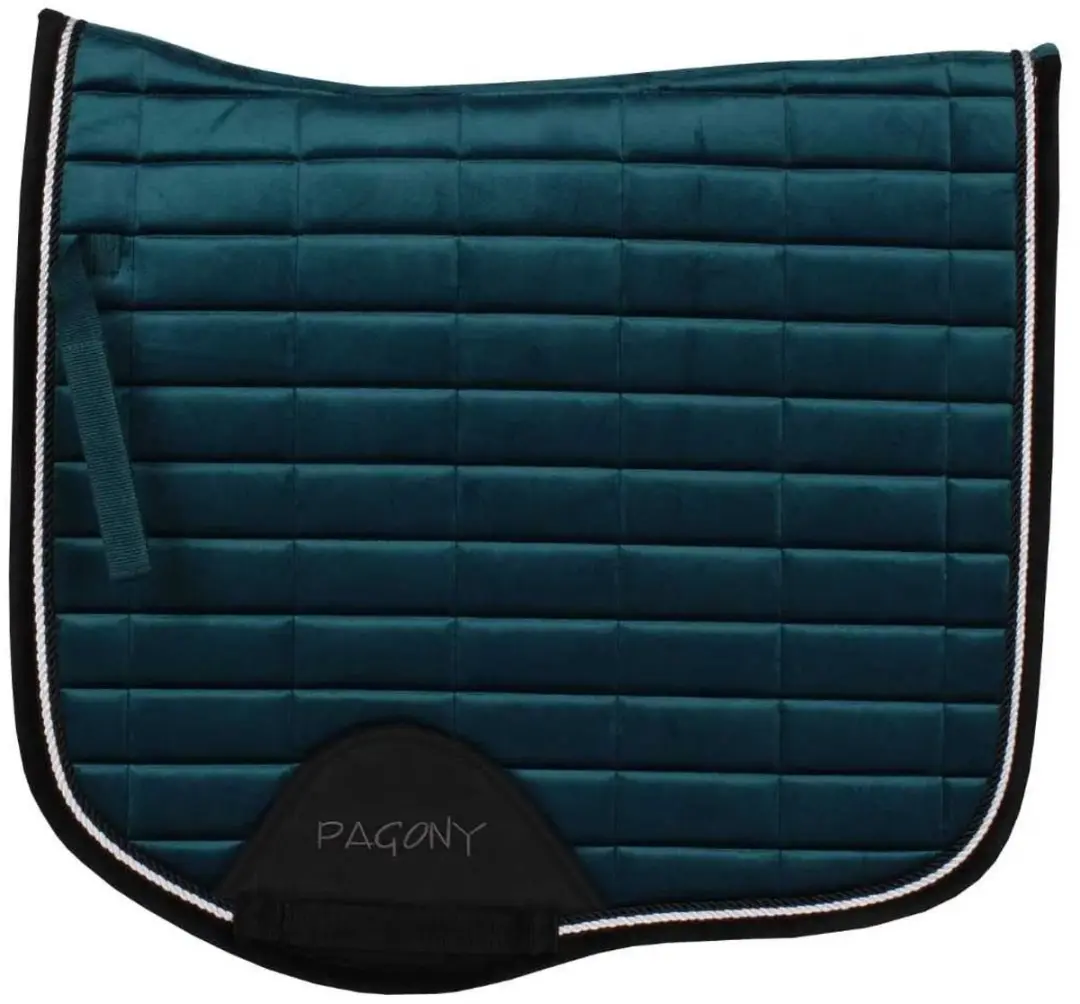 Pagony Work Velours Zadeldek Cob - Blauw