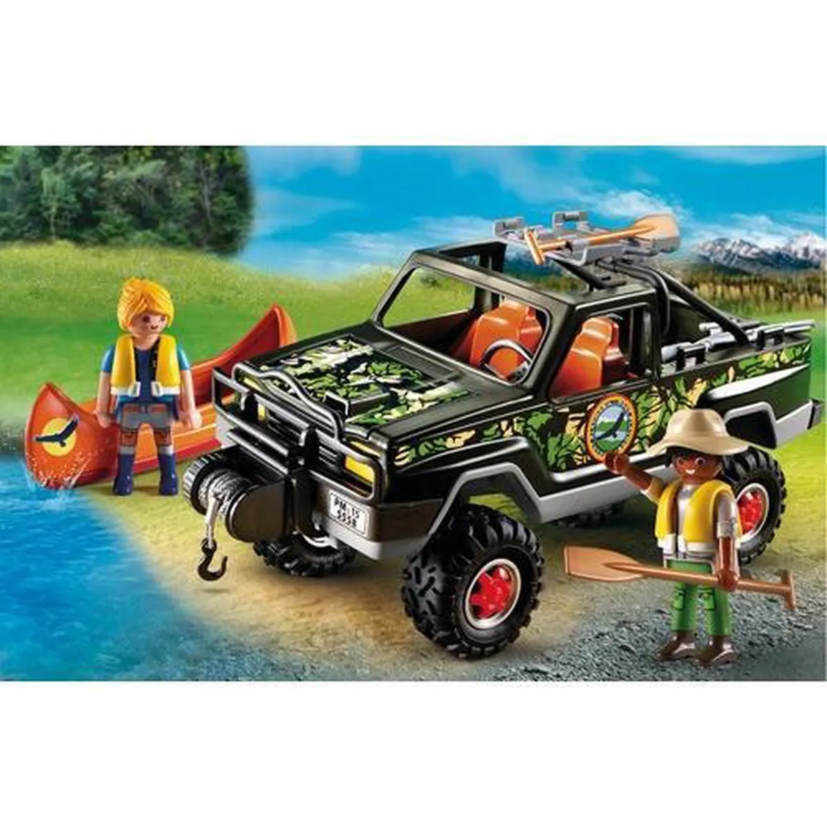 Playmobil Pickup 4x4 5558 - Zwart - afbeelding 6 van 6