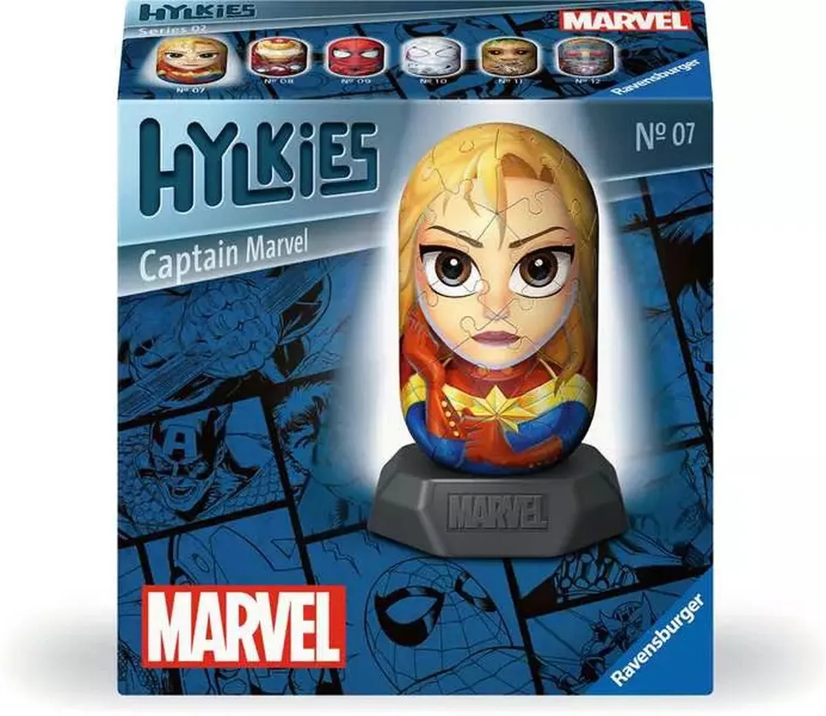 Ravensburger Hylkies Marvel Captain Marvel Capsule Figuur