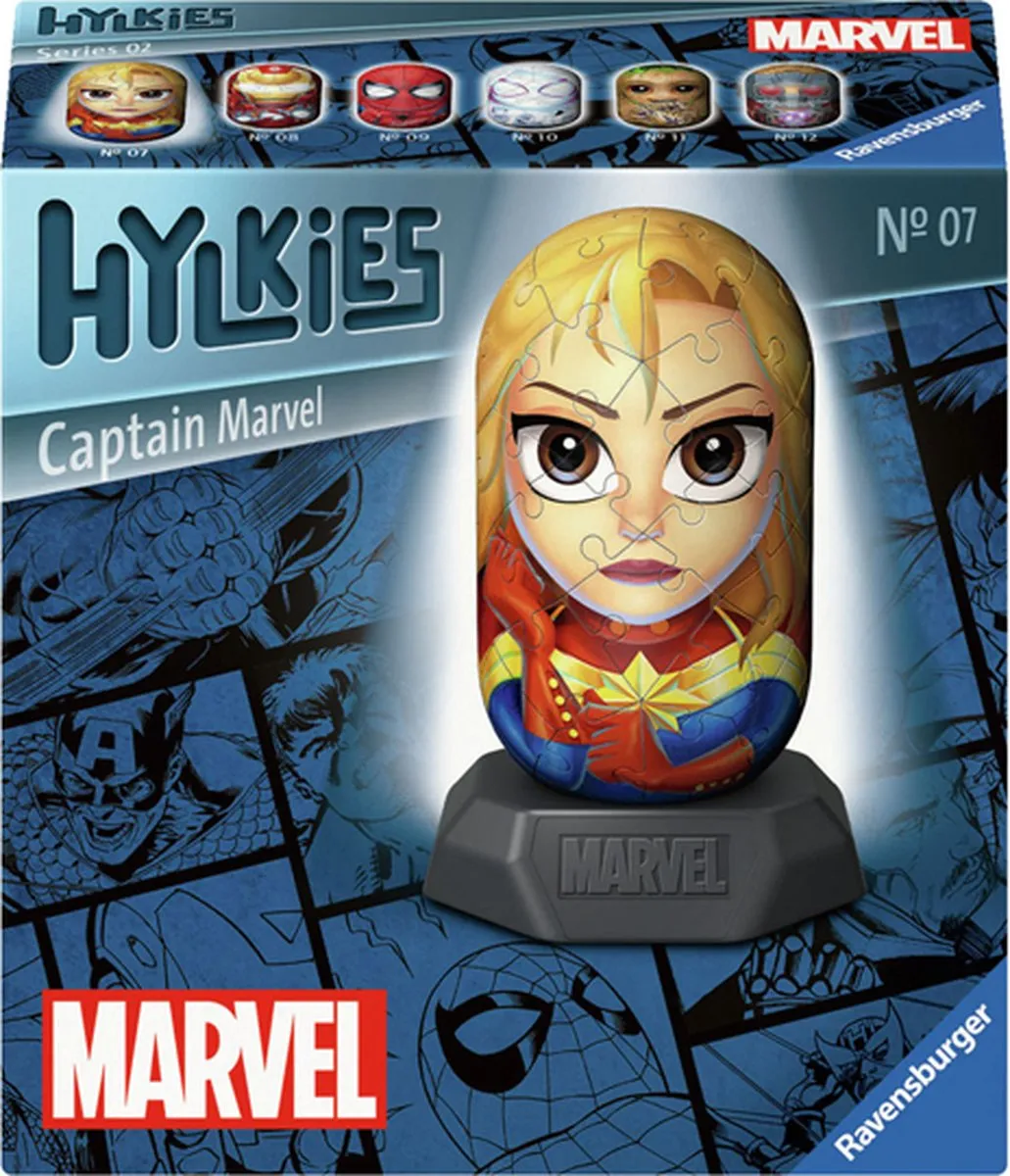Ravensburger Hylkies Marvel Captain Marvel Capsule Figuur