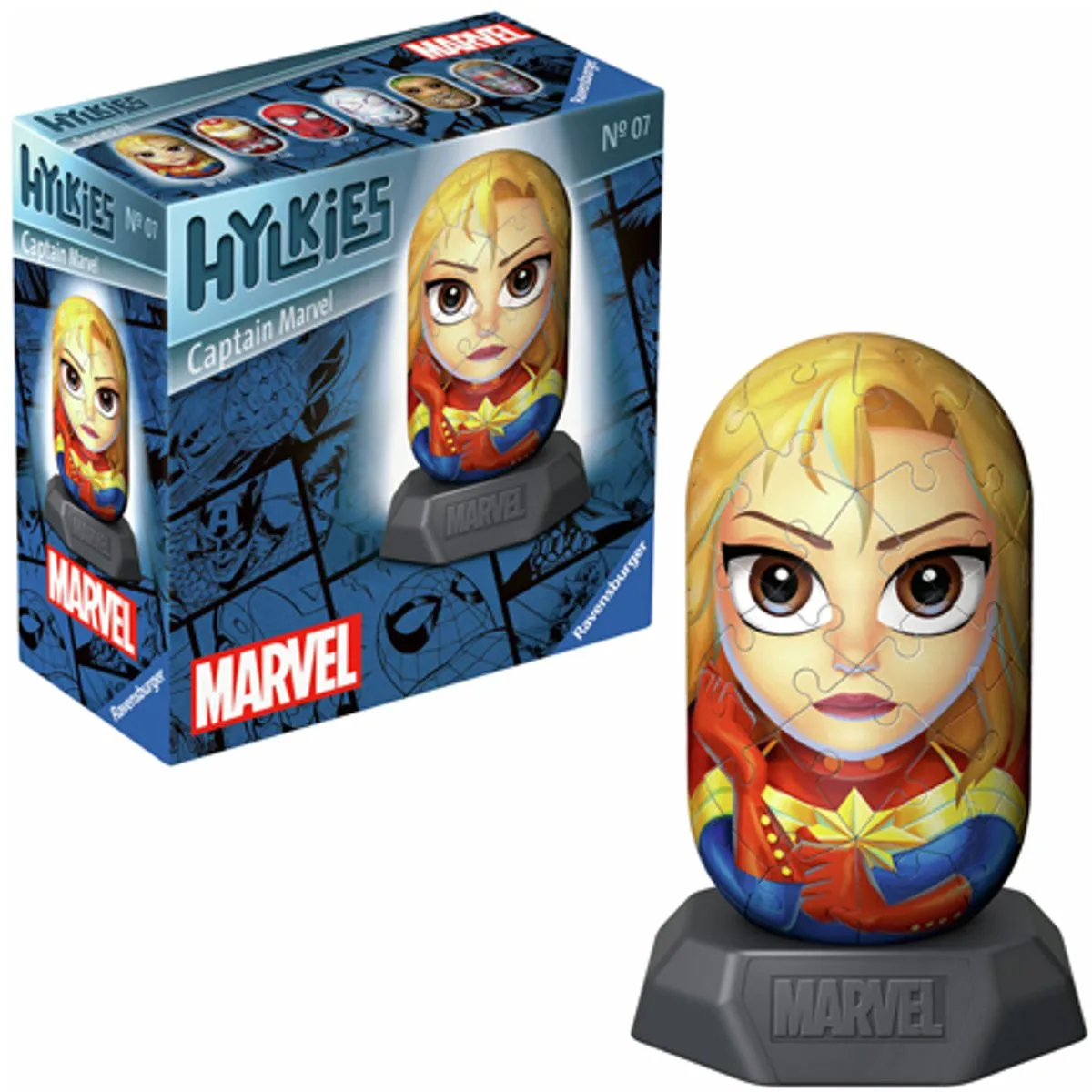 Ravensburger Hylkies Marvel Captain Marvel Capsule Figuur