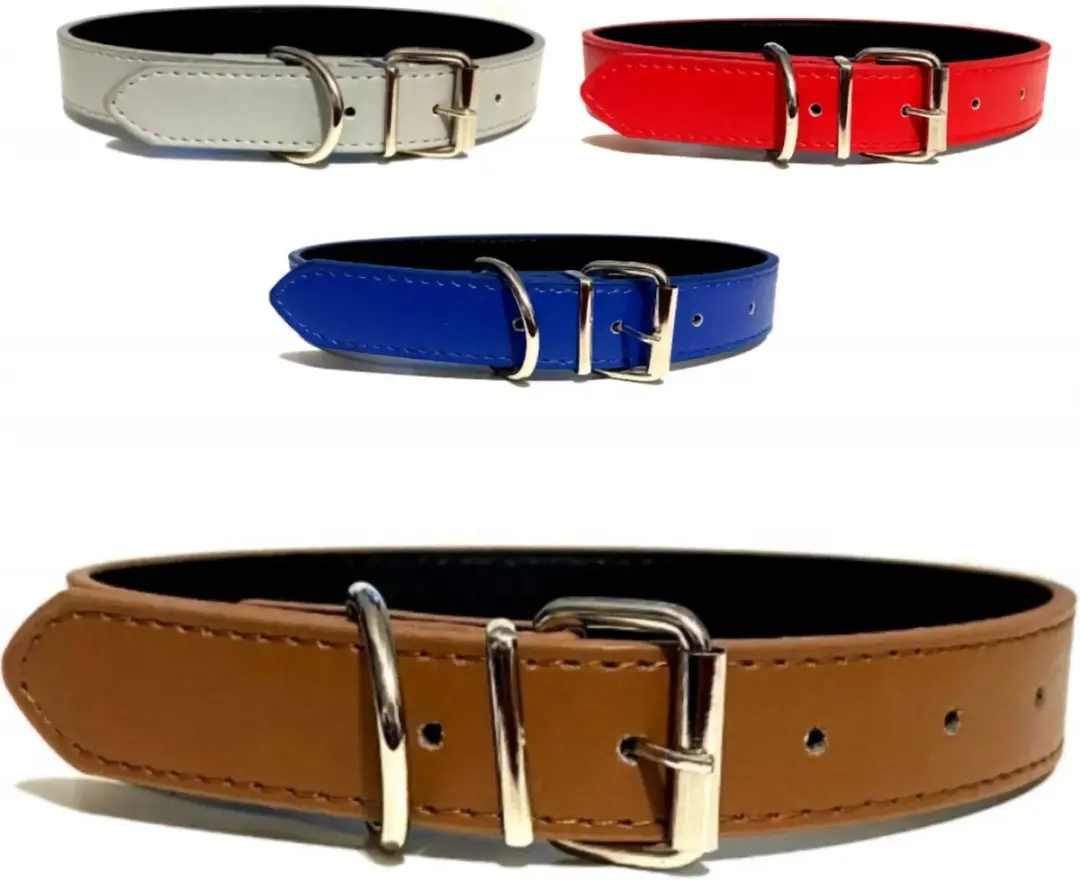 Nobleza Hondenhalsband M - Verstelbaar 32-40cm - Grijs