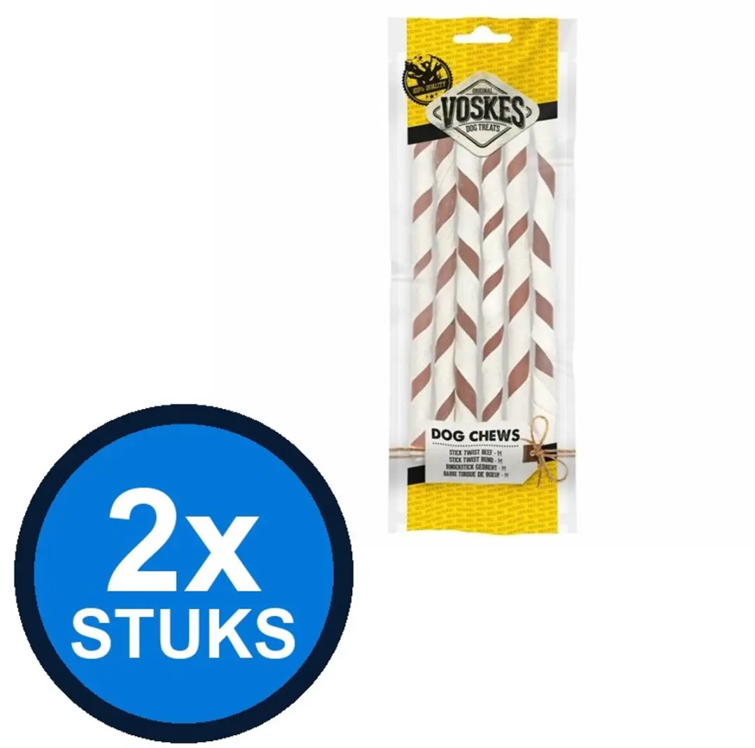2x Voskes Twist Sticks Beef M