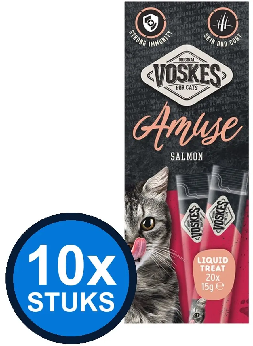 10x Voskes Amuse Liquid Treat Zalm