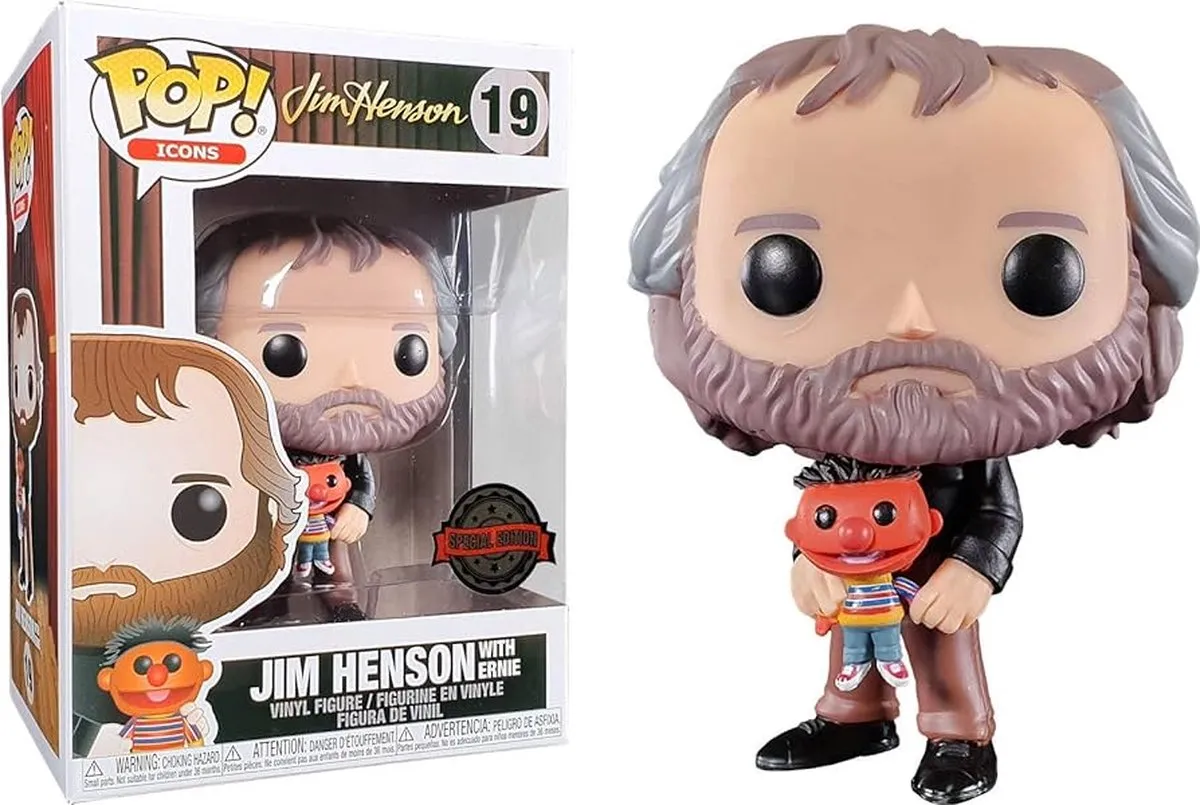 Funko Pop! Icons Jim Henson met Ernie #19 - Oranje - afbeelding 2 van 2