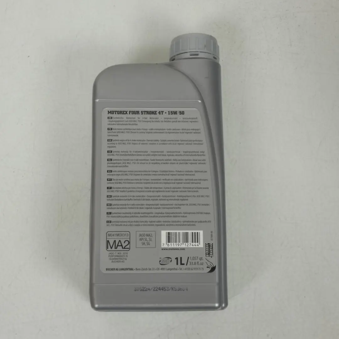 motorex motorolie can 15w50 jaso ma2 api sl sj sg nieuw