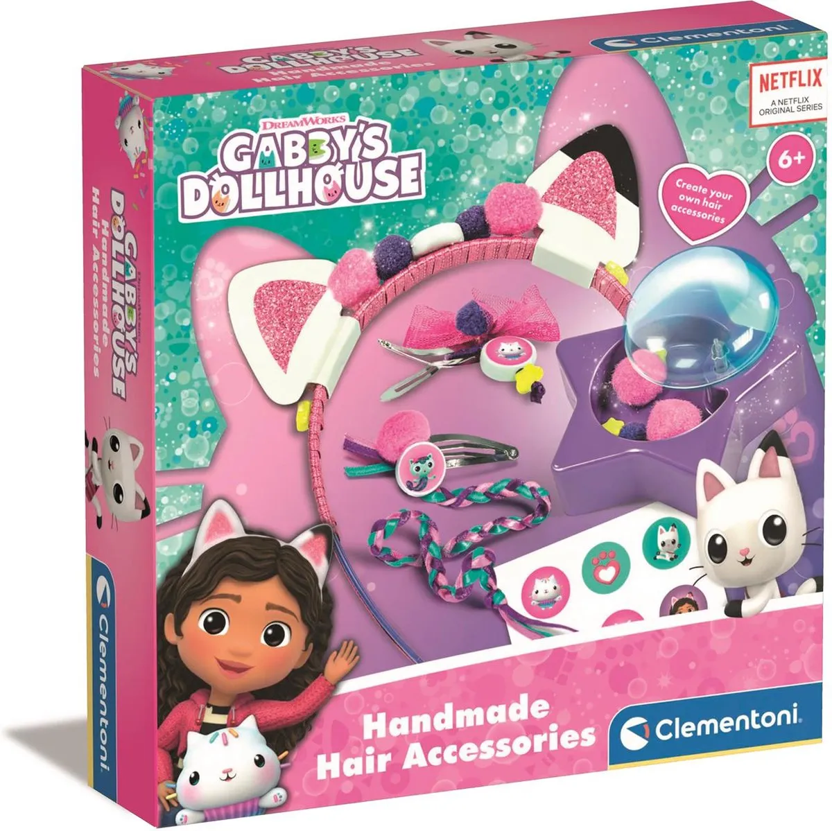 Clementoni Gabby's Dollhouse Creatieve Haaraccessoires Set